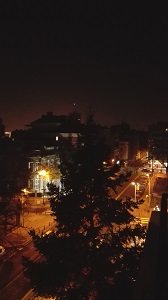 Pogled sa terase - vece